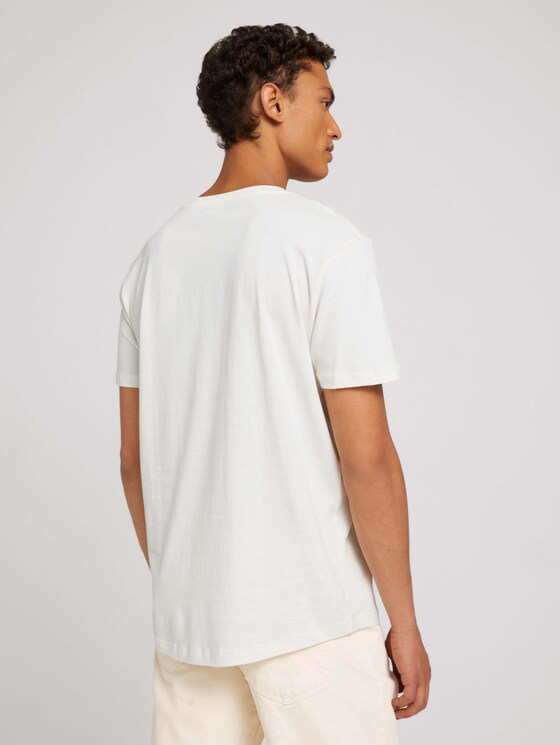 T-Shirt mit Print - Männer - Soft Light Beige T-Shirt mit Print - Männer - Soft Light Beige - 2 - TOM TAILOR Denim