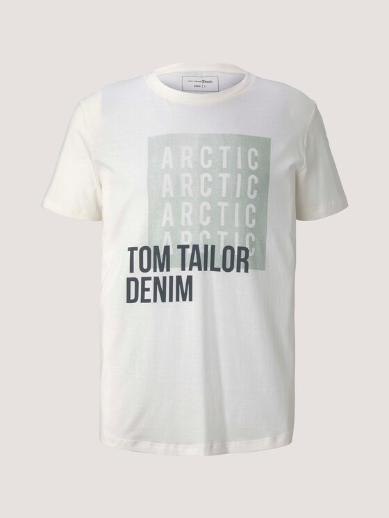 T-Shirt mit Print - Männer - Soft Light Beige T-Shirt mit Print - Männer - Soft Light Beige - 7 - TOM TAILOR Denim