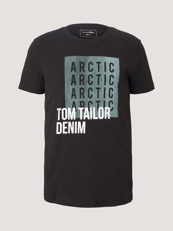 T-Shirt mit Print - Männer - Black T-Shirt mit Print - Männer - Black - 7 - TOM TAILOR Denim