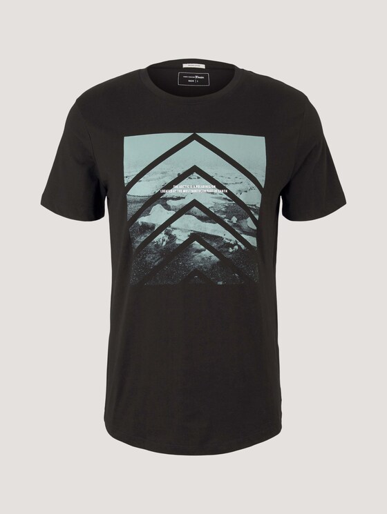 T-Shirt aus Bio-Baumwolle - Männer - Black T-Shirt aus Bio-Baumwolle - Männer - Black - 7 - TOM TAILOR Denim