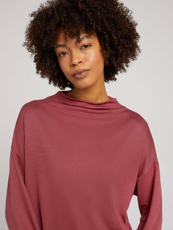 Pullover aus Jersey - Frauen - rouge red Pullover aus Jersey - Frauen - rouge red - 9 - Mine to five