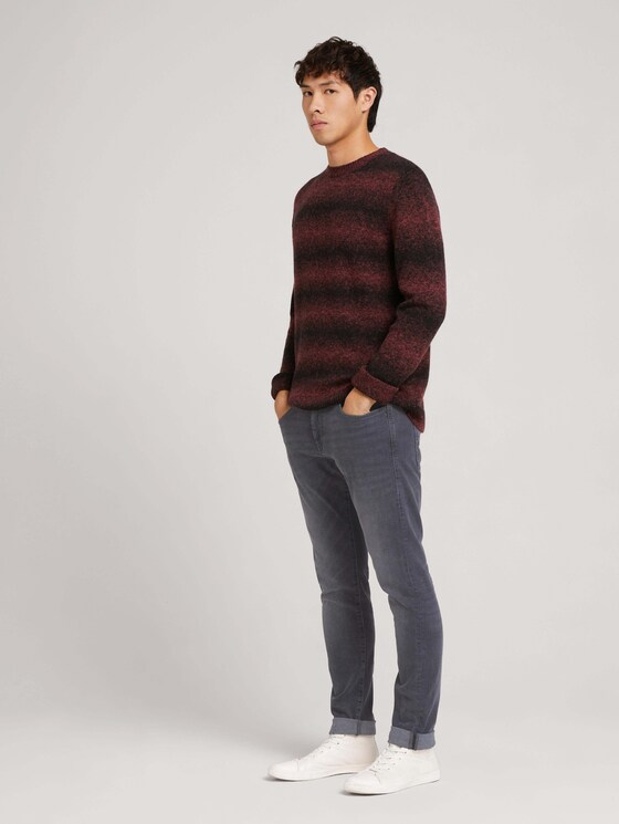 Pullover aus nachhaltiger Baumwolle - Männer - burned red gradient design Pullover aus nachhaltiger Baumwolle - Männer - burned red gradient design - 3 - TOM TAILOR Denim