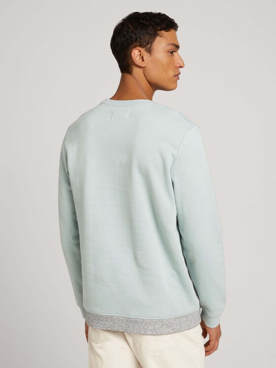 Sweatshirt mit Print - Männer - white moss Sweatshirt mit Print - Männer - white moss - 2 - TOM TAILOR Denim