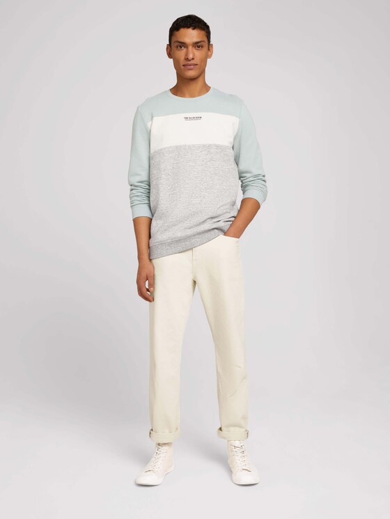 Sweatshirt mit Print - Männer - white moss Sweatshirt mit Print - Männer - white moss - 3 - TOM TAILOR Denim