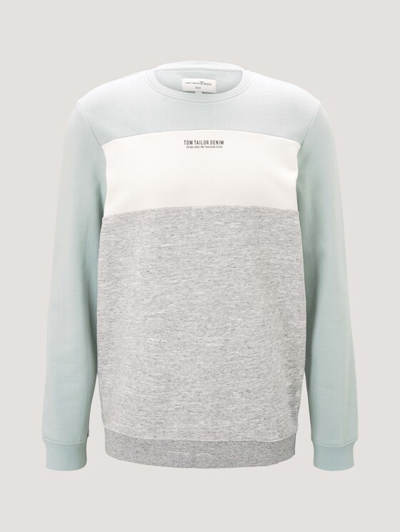 Sweatshirt mit Print - Männer - white moss Sweatshirt mit Print - Männer - white moss - 7 - TOM TAILOR Denim