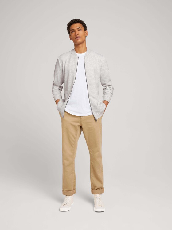 Bomberjacke - Männer - Light Medium Grey Melange Bomberjacke - Männer - Light Medium Grey Melange - 3 - TOM TAILOR Denim