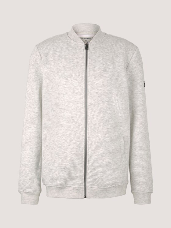 Bomberjacke - Männer - Light Medium Grey Melange Bomberjacke - Männer - Light Medium Grey Melange - 7 - TOM TAILOR Denim