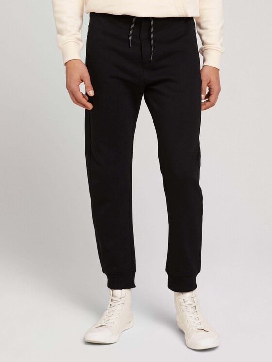 Jogginghose aus nachhaltiger Baumwolle - Männer - Black Jogginghose aus nachhaltiger Baumwolle - Männer - Black - 1 - TOM TAILOR Denim