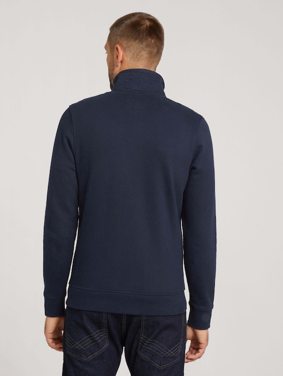 Jacke mit Stehkragen und Knopfleiste - Männer - Sky Captain Blue Jacke mit Stehkragen und Knopfleiste - Männer - Sky Captain Blue - 2 - TOM TAILOR