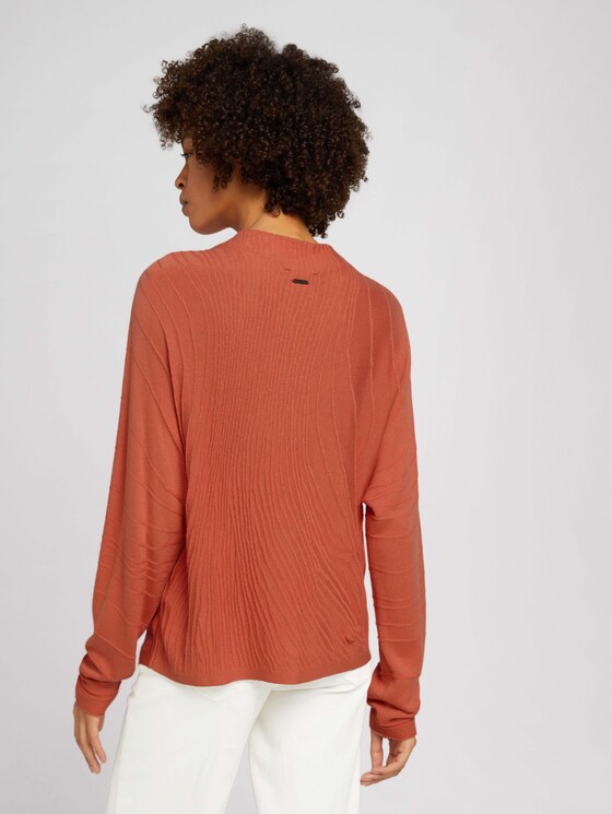 Pullover mit Fledermausärmeln - Frauen - dusty apricot Pullover mit Fledermausärmeln - Frauen - dusty apricot - 2 - Mine to five