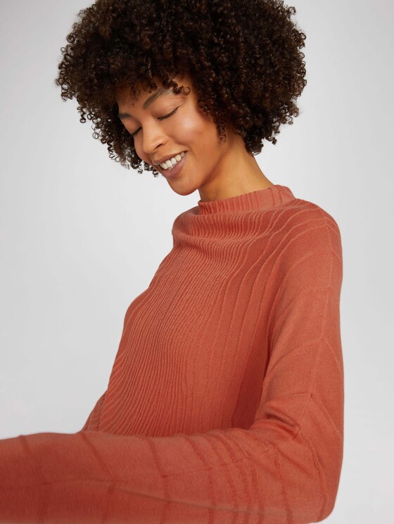 Pullover mit Fledermausärmeln - Frauen - dusty apricot Pullover mit Fledermausärmeln - Frauen - dusty apricot - 9 - Mine to five