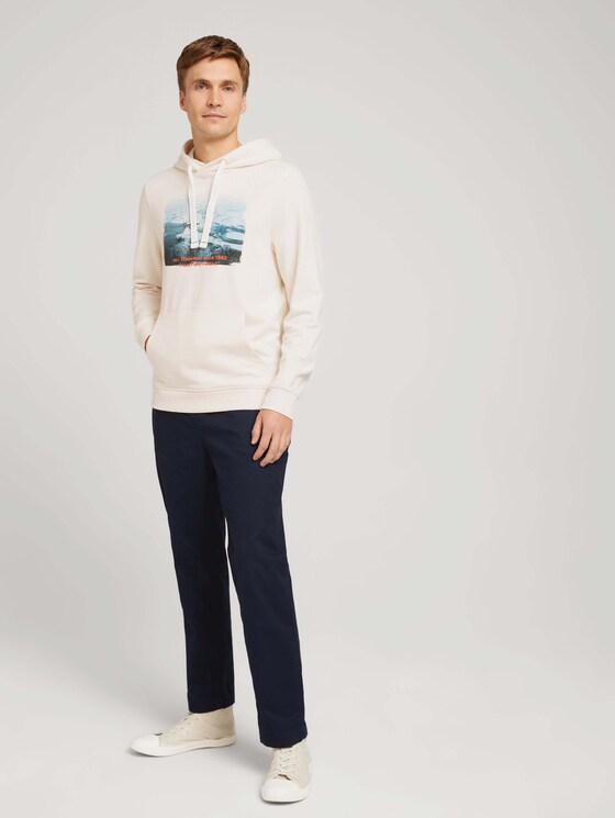 Hoodie with a photo print - Men - soft buttercream Hoodie with a photo print - Men - soft buttercream - 3 - TOM TAILOR