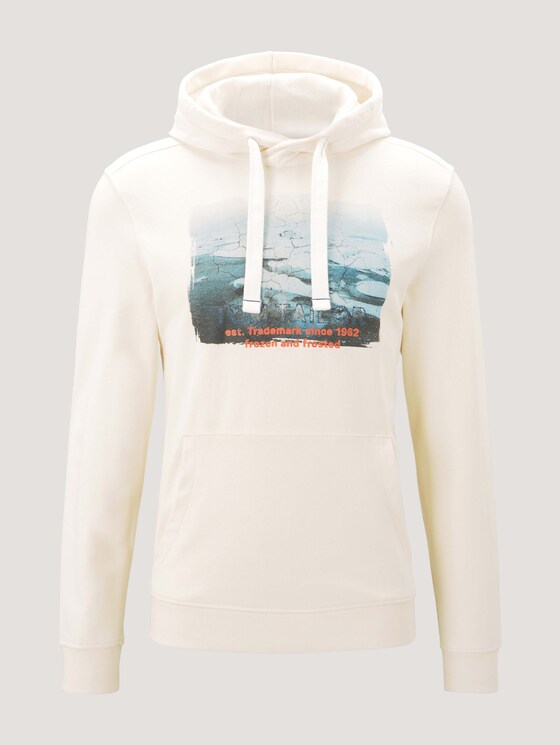 Hoodie with a photo print - Men - soft buttercream Hoodie with a photo print - Men - soft buttercream - 7 - TOM TAILOR