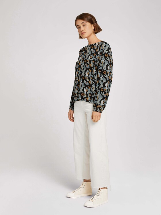 Bluse mit Ballonärmeln - Frauen - abstract print Bluse mit Ballonärmeln - Frauen - abstract print - 3 - TOM TAILOR Denim