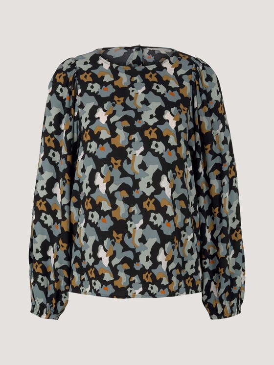 Bluse mit Ballonärmeln - Frauen - abstract print Bluse mit Ballonärmeln - Frauen - abstract print - 7 - TOM TAILOR Denim