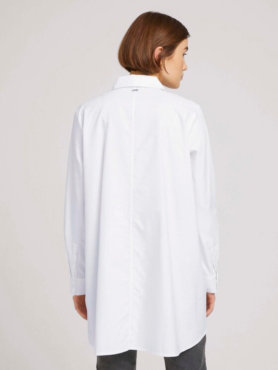 Sustainable cotton shirt - Women - White Sustainable cotton shirt - Women - White - 2 - TOM TAILOR Denim