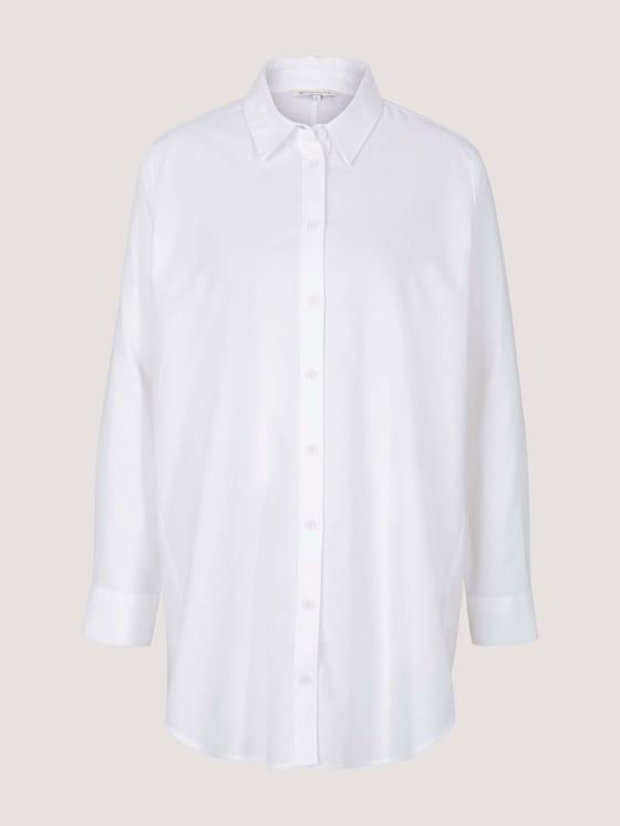 Sustainable cotton shirt - Women - White Sustainable cotton shirt - Women - White - 7 - TOM TAILOR Denim