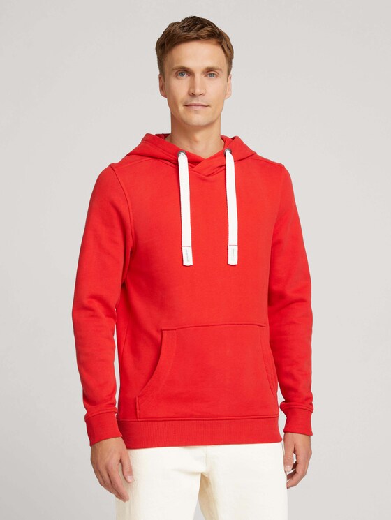 Basic Hoodie - Männer - Molten Lava Red Basic Hoodie - Männer - Molten Lava Red - 1 - TOM TAILOR