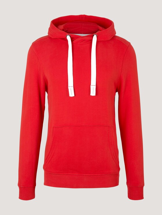 Basic Hoodie - Männer - Molten Lava Red Basic Hoodie - Männer - Molten Lava Red - 7 - TOM TAILOR