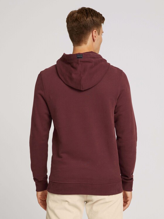 Basic Hoodie - Männer - Decadent Bordeaux Basic Hoodie - Männer - Decadent Bordeaux - 2 - TOM TAILOR