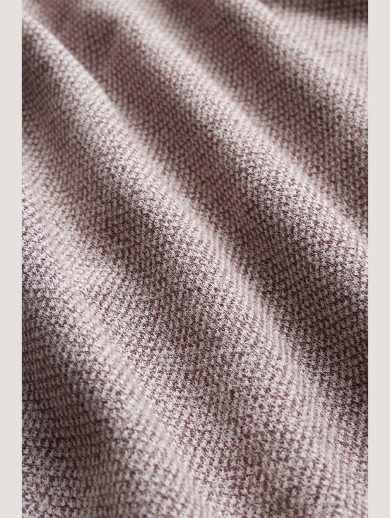 Strukturiertes Snood Sweatshirt - Männer - Decadent Bordeaux Strukturiertes Snood Sweatshirt - Männer - Decadent Bordeaux - 8 - TOM TAILOR