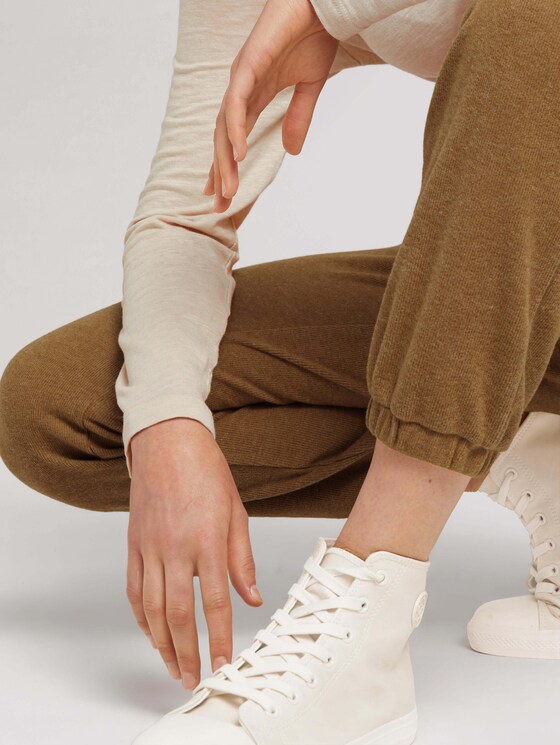 Highwaist Cargohose - Frauen - camel melange Highwaist Cargohose - Frauen - camel melange - 10 - TOM TAILOR Denim