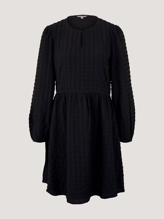 Strukturiertes Kleid - Frauen - deep black Strukturiertes Kleid - Frauen - deep black - 7 - TOM TAILOR Denim