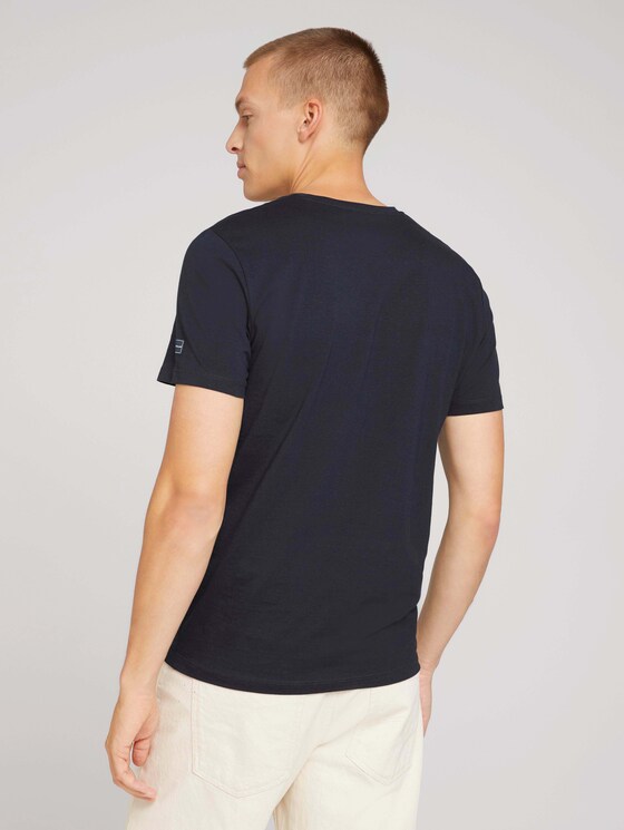 T-Shirt mit Print - Männer - Sky Captain Blue T-Shirt mit Print - Männer - Sky Captain Blue - 2 - TOM TAILOR