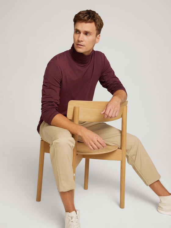 Basic Rollkragenshirt - Männer - Decadent Bordeaux Basic Rollkragenshirt - Männer - Decadent Bordeaux - 5 - TOM TAILOR