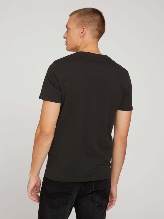T-Shirt mit Fotoprint - Männer - Black T-Shirt mit Fotoprint - Männer - Black - 2 - TOM TAILOR