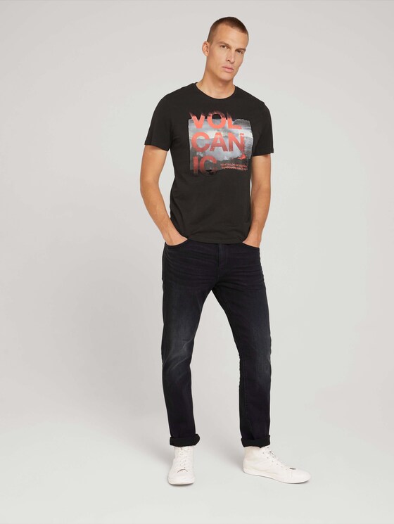 T-Shirt mit Fotoprint - Männer - Black T-Shirt mit Fotoprint - Männer - Black - 3 - TOM TAILOR