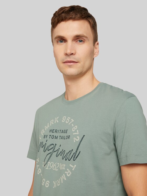 t-shirt with a text print by Tom Tailor