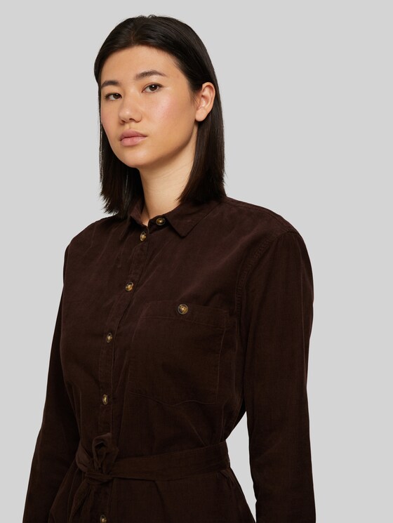 Corduroy shirt dress by Tom Tailor