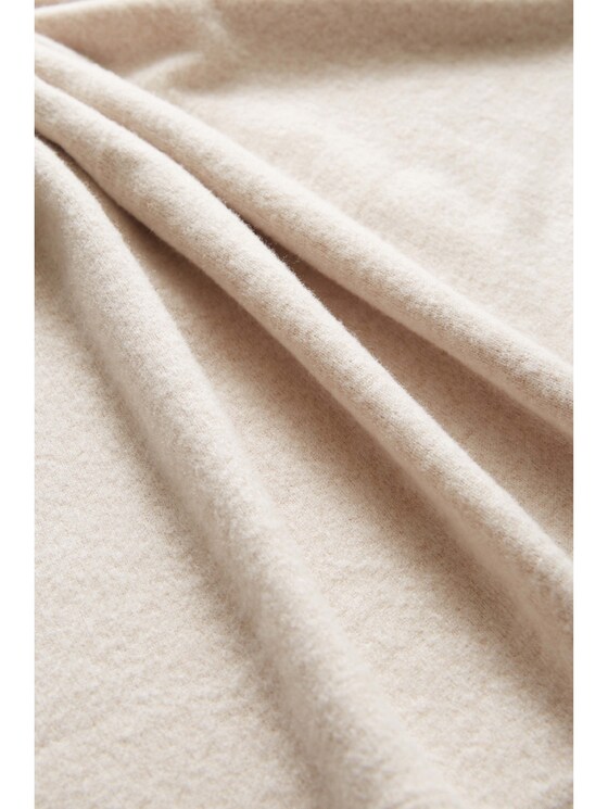 Meliertes Minikleid mit Rollkragen - Frauen - cold beige melange Meliertes Minikleid mit Rollkragen - Frauen - cold beige melange - 8 - TOM TAILOR