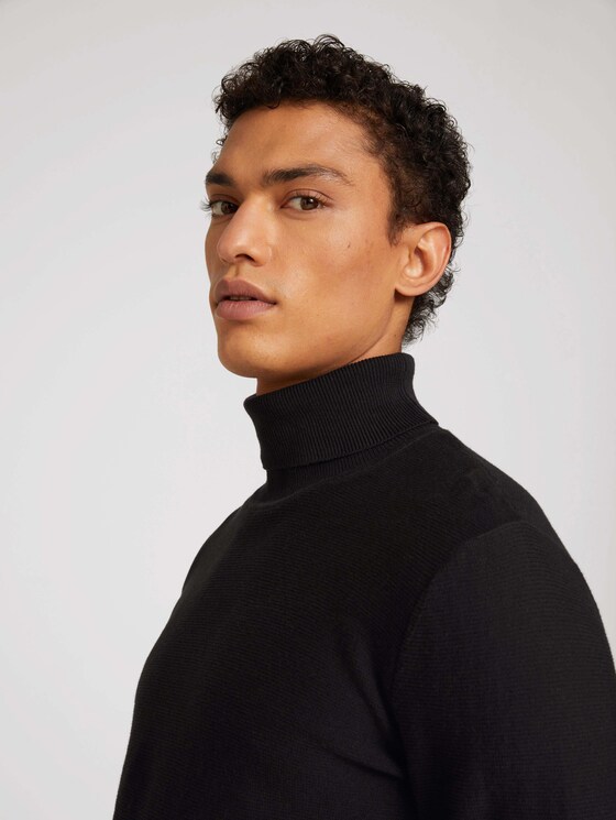 Rollkragenpullover - Männer - Black Rollkragenpullover - Männer - Black - 9 - TOM TAILOR Denim