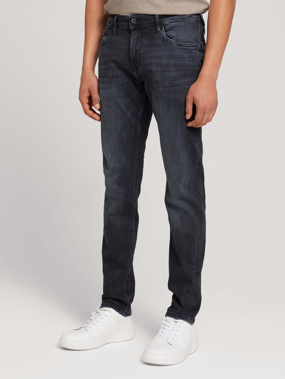 Piers Slim Jeans - Männer - dark stone black denim Piers Slim Jeans - Männer - dark stone black denim - 1 - TOM TAILOR Denim
