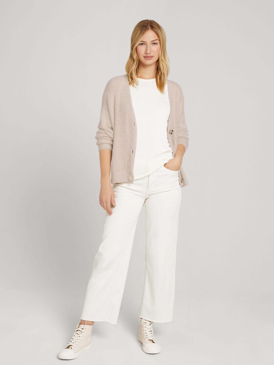 Grob gestrickter Cardigan - Frauen - cold beige Grob gestrickter Cardigan - Frauen - cold beige - 3 - TOM TAILOR Denim