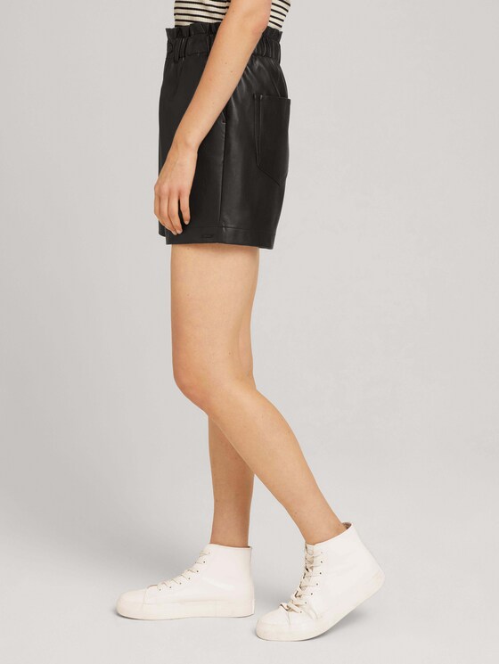 Shorts aus Kunstleder - Frauen - deep black Shorts aus Kunstleder - Frauen - deep black - 11 - TOM TAILOR Denim