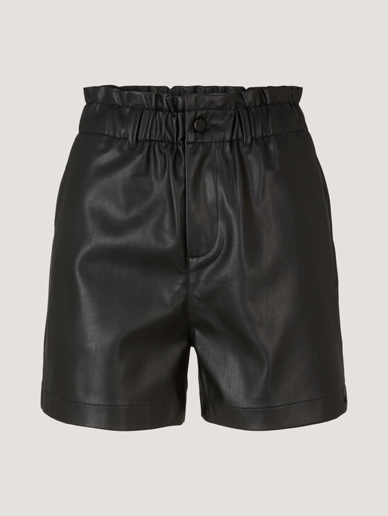 Shorts aus Kunstleder - Frauen - deep black Shorts aus Kunstleder - Frauen - deep black - 7 - TOM TAILOR Denim