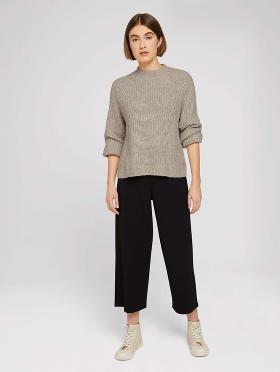 Culotte mit elastischem Bund - Frauen - deep black Culotte mit elastischem Bund - Frauen - deep black - 3 - TOM TAILOR Denim