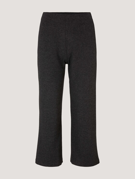 Culotte mit elastischem Bund - Frauen - black grey houndstooth Culotte mit elastischem Bund - Frauen - black grey houndstooth - 7 - TOM TAILOR Denim