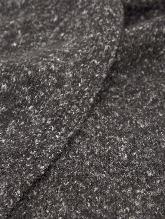Strickschal - Männer - black grey knitted mouline Strickschal - Männer - black grey knitted mouline - 9 - TOM TAILOR