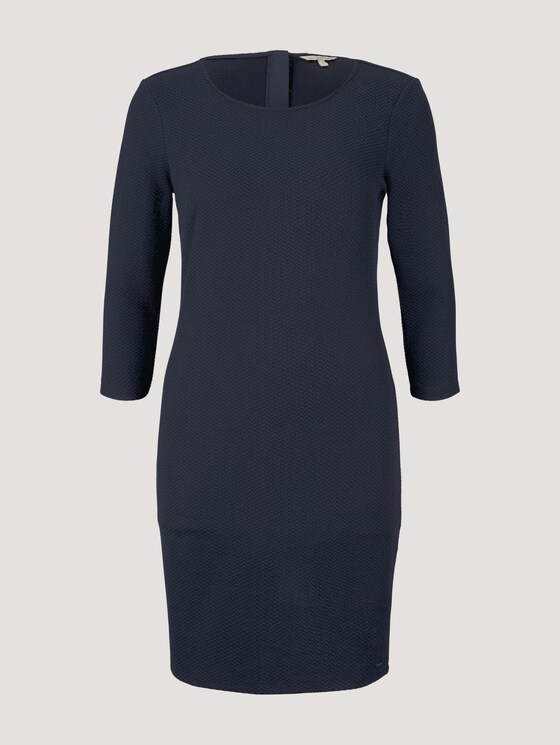 Strukturiertes Kleid - Frauen - Sky Captain Blue Strukturiertes Kleid - Frauen - Sky Captain Blue - 7 - TOM TAILOR Denim