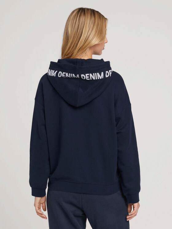 Organic cotton sweatshirt - Women - Sky Captain Blue Organic cotton sweatshirt - Women - Sky Captain Blue - 2 - TOM TAILOR Denim