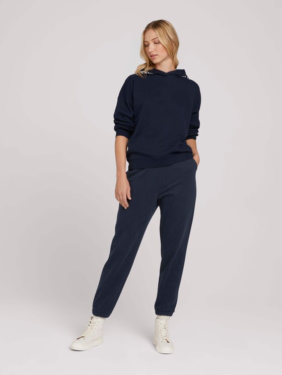 Organic cotton sweatshirt - Women - Sky Captain Blue Organic cotton sweatshirt - Women - Sky Captain Blue - 3 - TOM TAILOR Denim