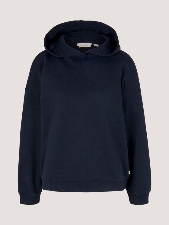 Organic cotton sweatshirt - Women - Sky Captain Blue Organic cotton sweatshirt - Women - Sky Captain Blue - 7 - TOM TAILOR Denim