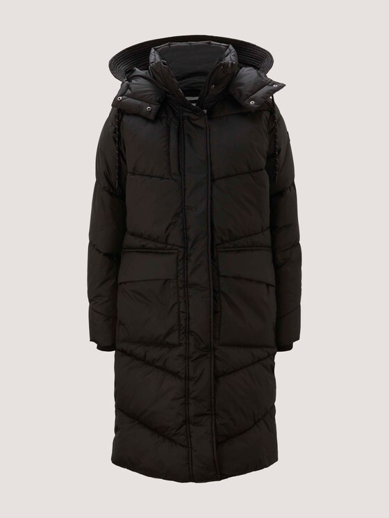 Gesteppter Parka mit recyceltem Polyester - Frauen - deep black Gesteppter Parka mit recyceltem Polyester - Frauen - deep black - 7 - TOM TAILOR Denim