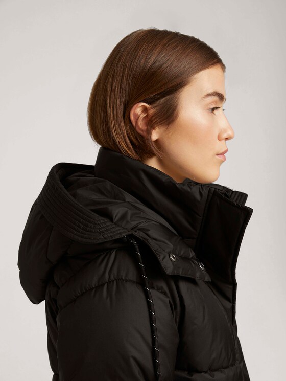 Gesteppter Parka mit recyceltem Polyester - Frauen - deep black Gesteppter Parka mit recyceltem Polyester - Frauen - deep black - 9 - TOM TAILOR Denim