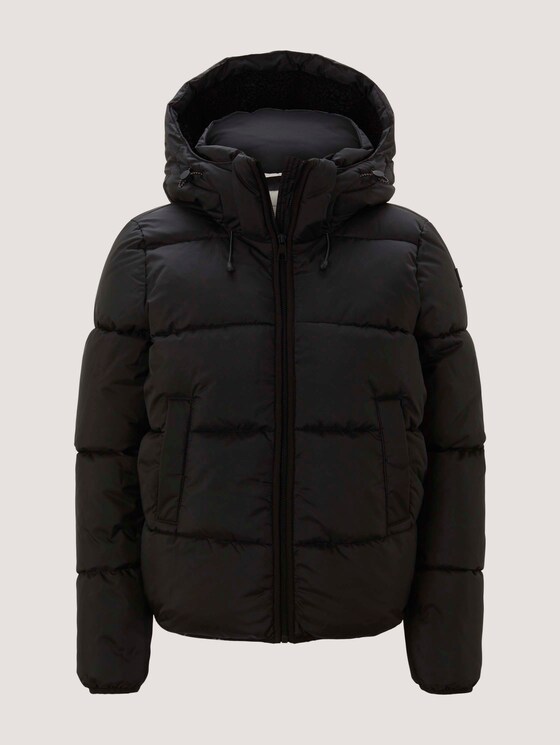 Quilted jacket with recycled polyester - Women - deep black Quilted jacket with recycled polyester - Women - deep black - 7 - TOM TAILOR Denim