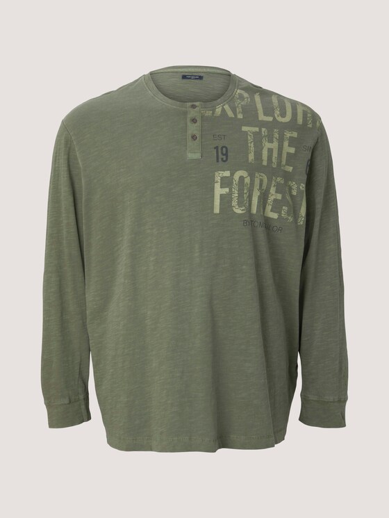 Shirt mit Print - Männer - Oak Leaf Green Shirt mit Print - Männer - Oak Leaf Green - 7 - Men Plus